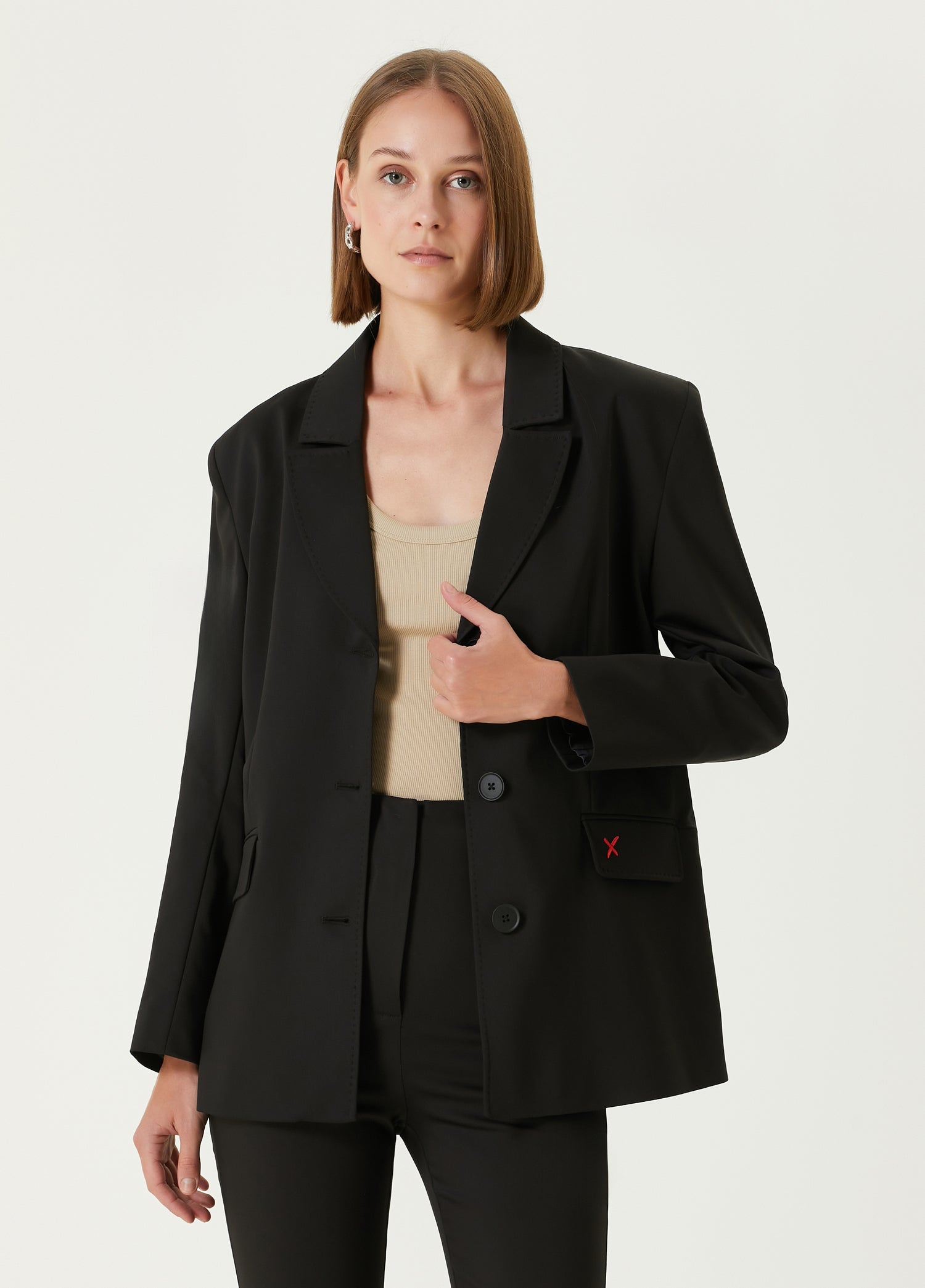 Cotton Classic Blazer - Black
